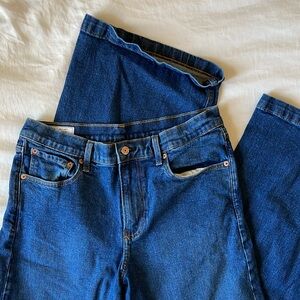 Gap High Rise Stride flare sailor jeans